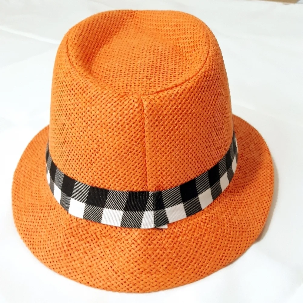 Baltimore Orioles MLB Hat Logo 100% Paper Straw Orange One Size Unisex